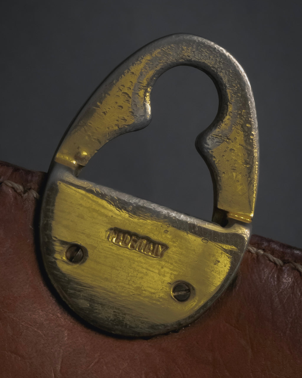 "CELINE" 80’s macadam canvas shoulder bag