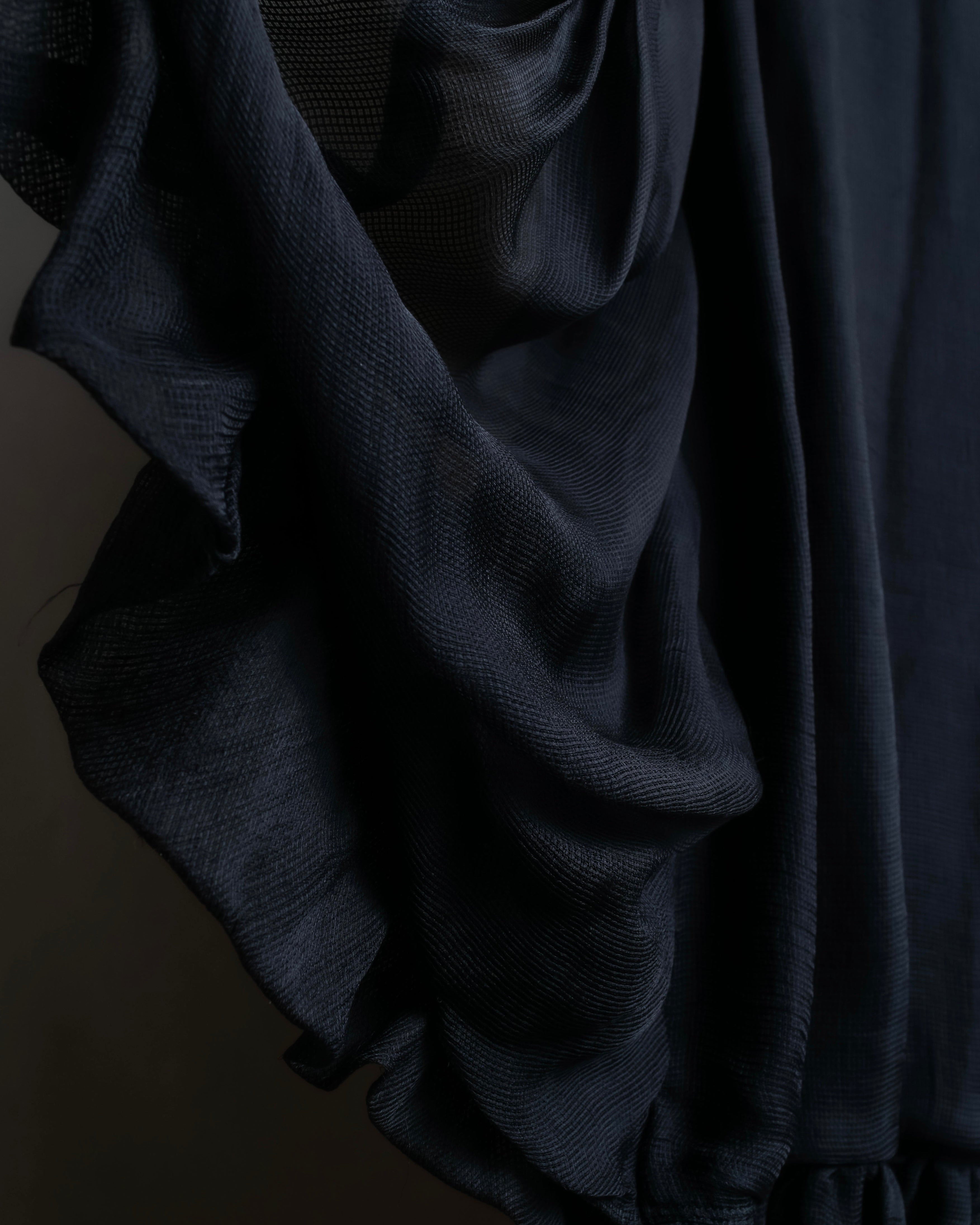 "FENDI" Gathered frill design sleeveless dress