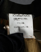 -SPECIAL- "HERMES" 90's Military-inspired zip design tailored jacket