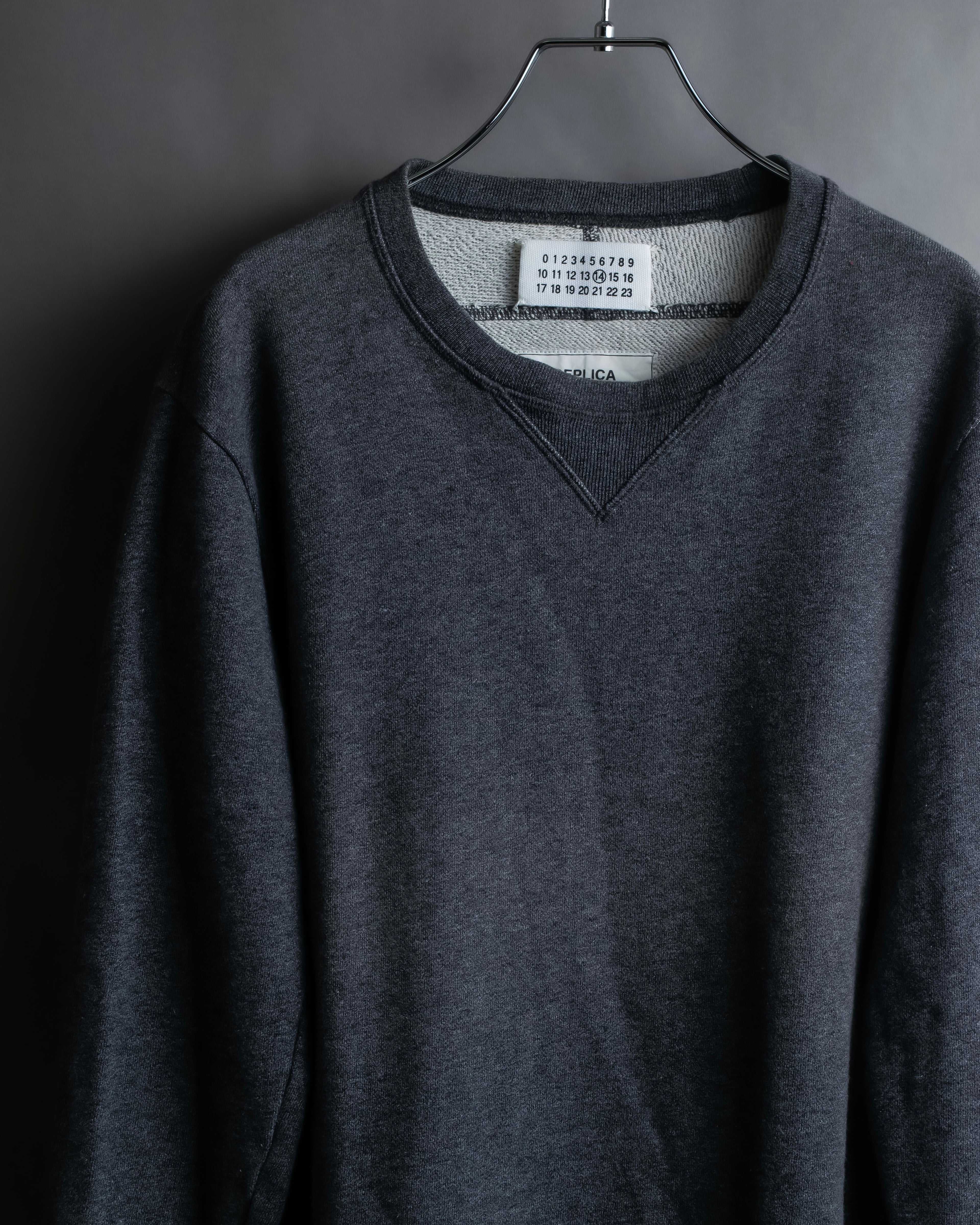 "MAISON MARGIELA" Replica series elbow patch sweat