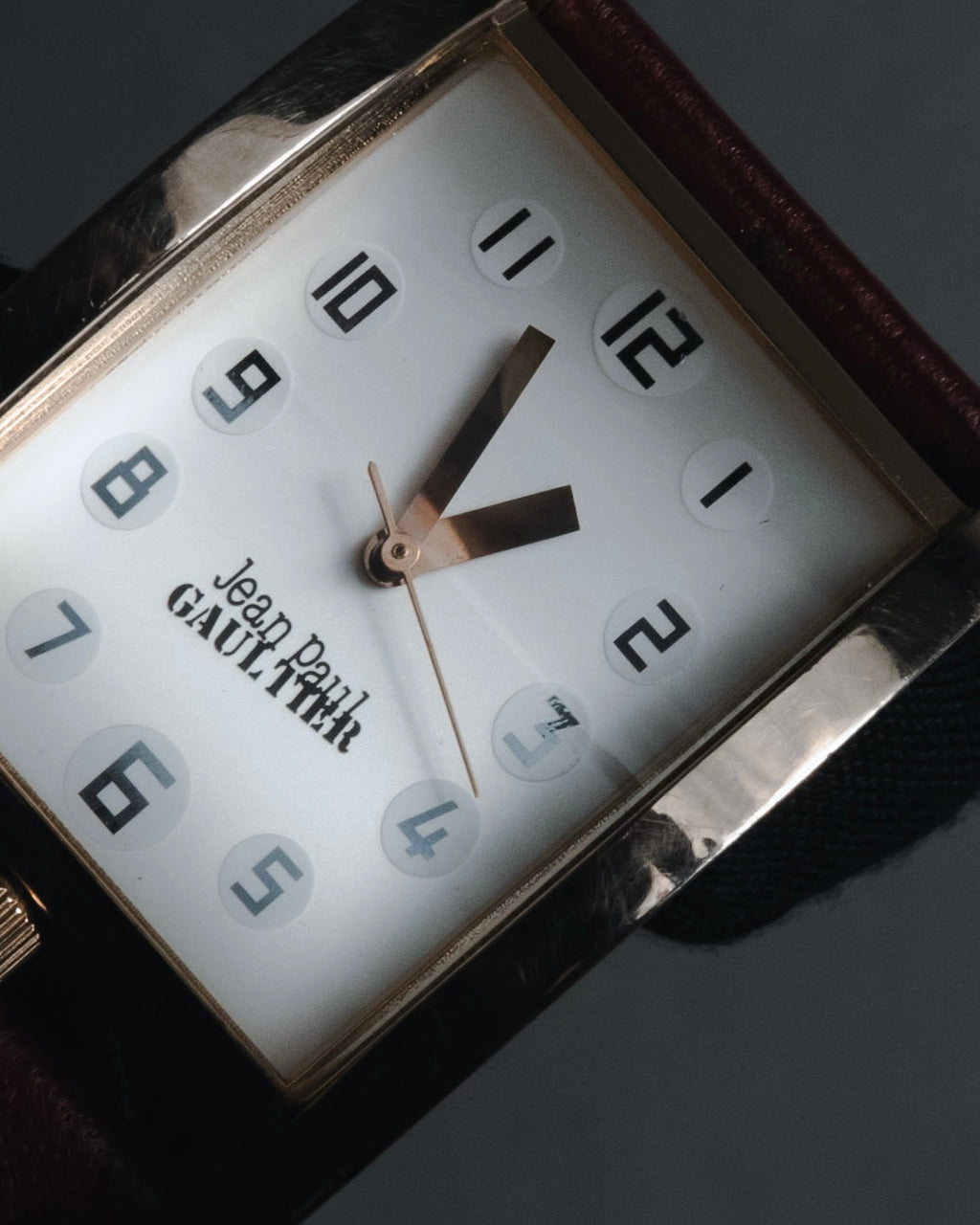 "Jean Paul GAULTIER" Curved Rectangular Dress Watch