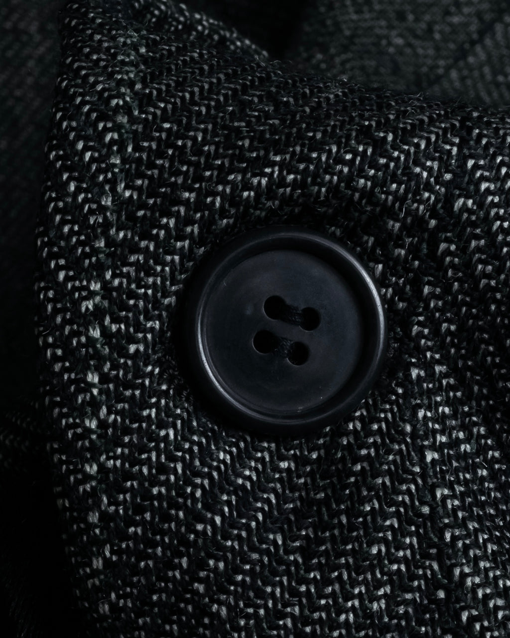 "YVES SAINT LAURENT" 70’s-80’s structured herringbone tweed tailored jacket