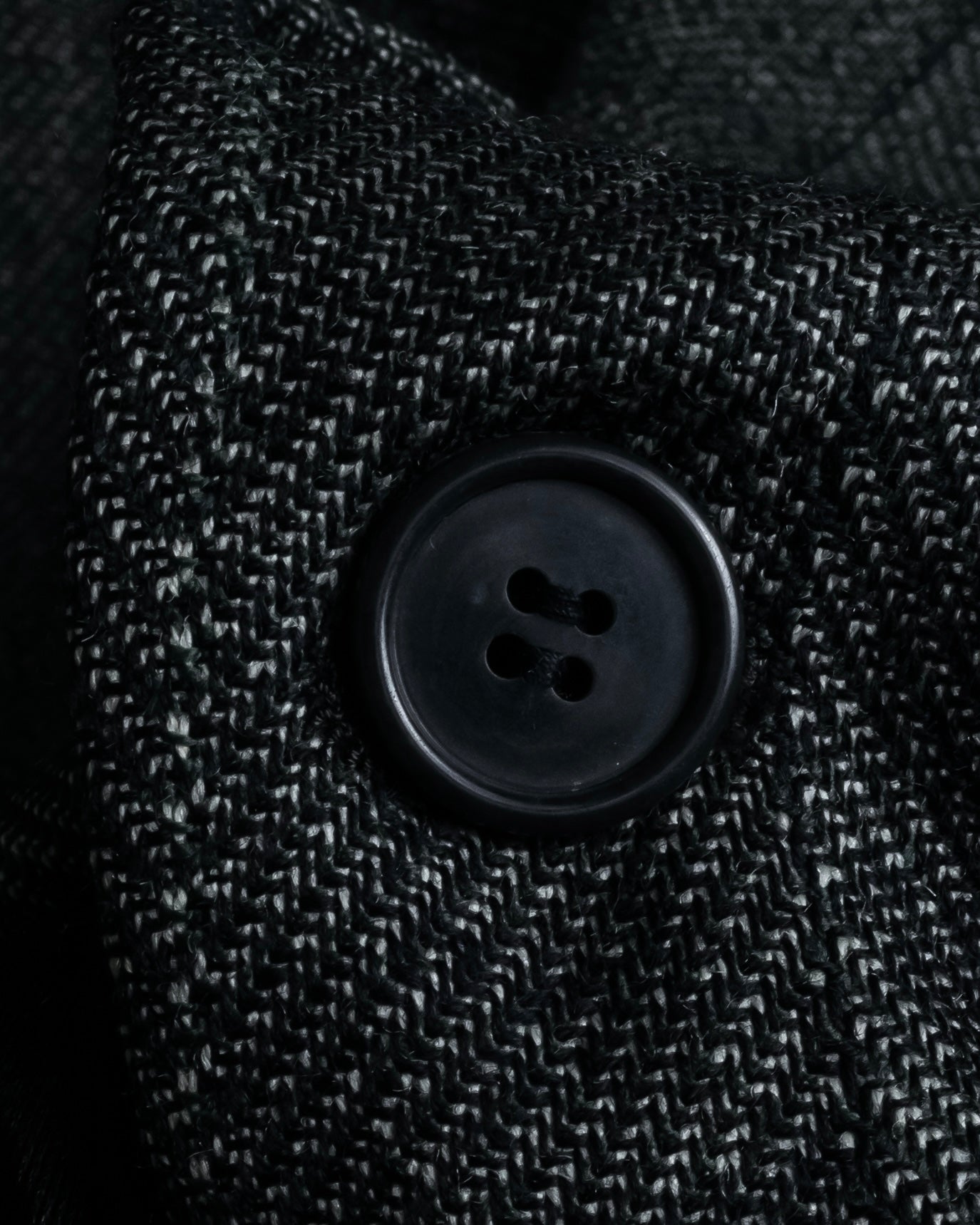 "YVES SAINT LAURENT" 70’s-80’s structured herringbone tweed tailored jacket