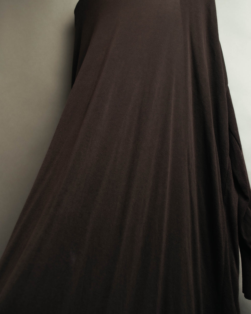 "Hermès" 00's Draped cotton silk long cardigan