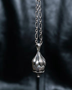 “Georg Jensen” Fruit motif designed silver chain necklace