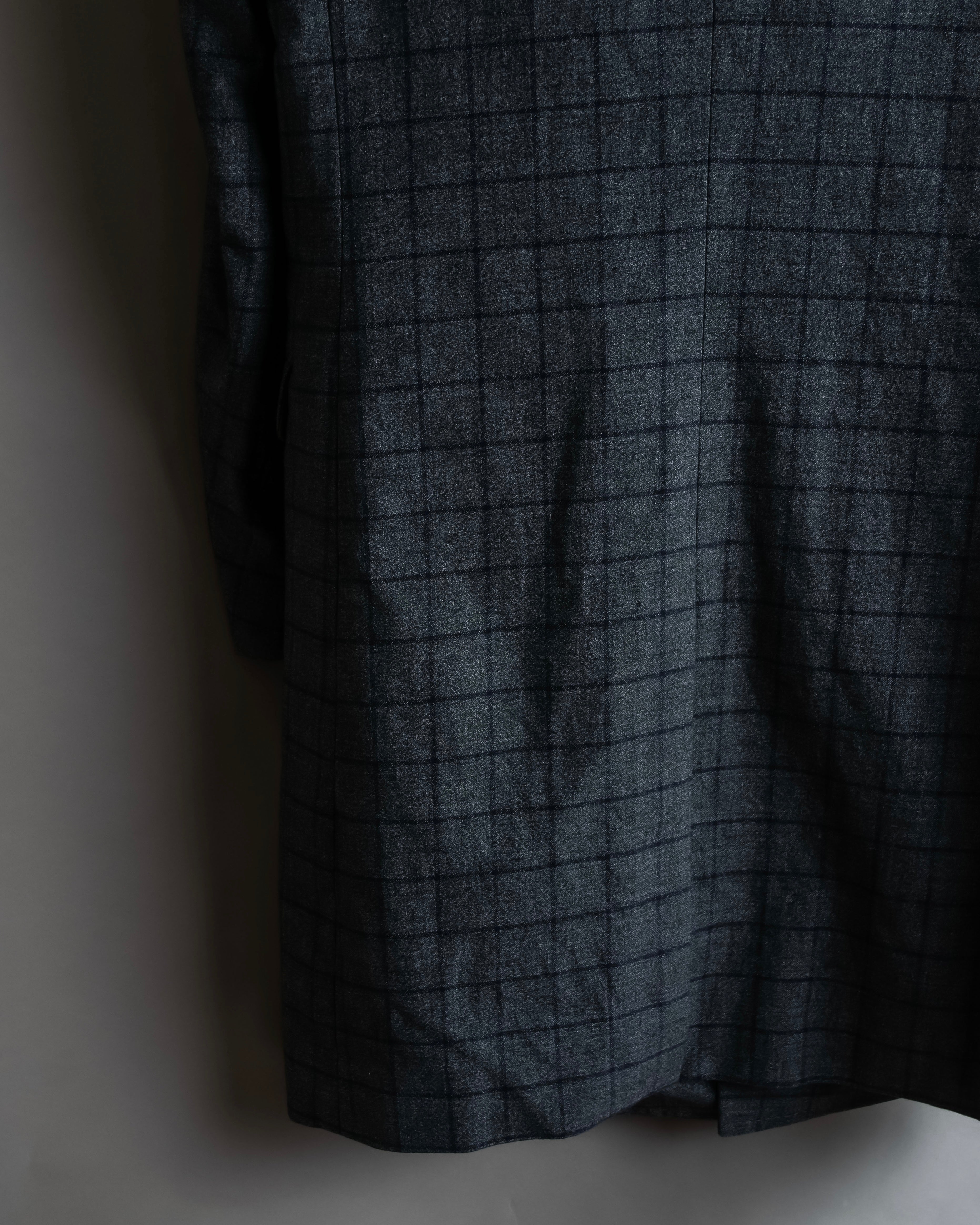 "JOHNBULL" Velvet collar design chesterfield coat