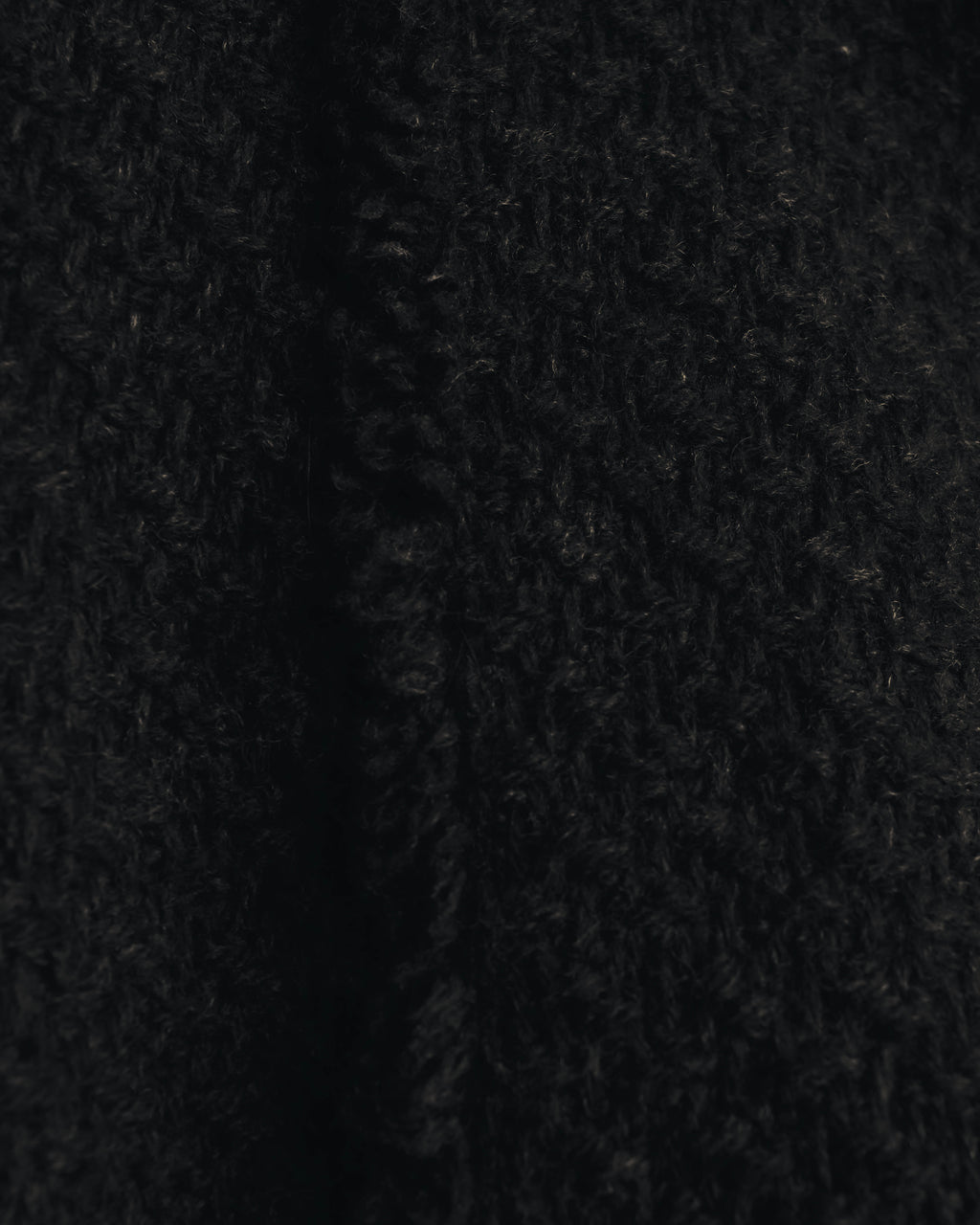 "CHANEL" 04AW Textured wool angora tweed zip jacket