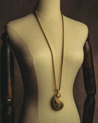 "Christian Dior" 80's-90's Ornate pendant necklace