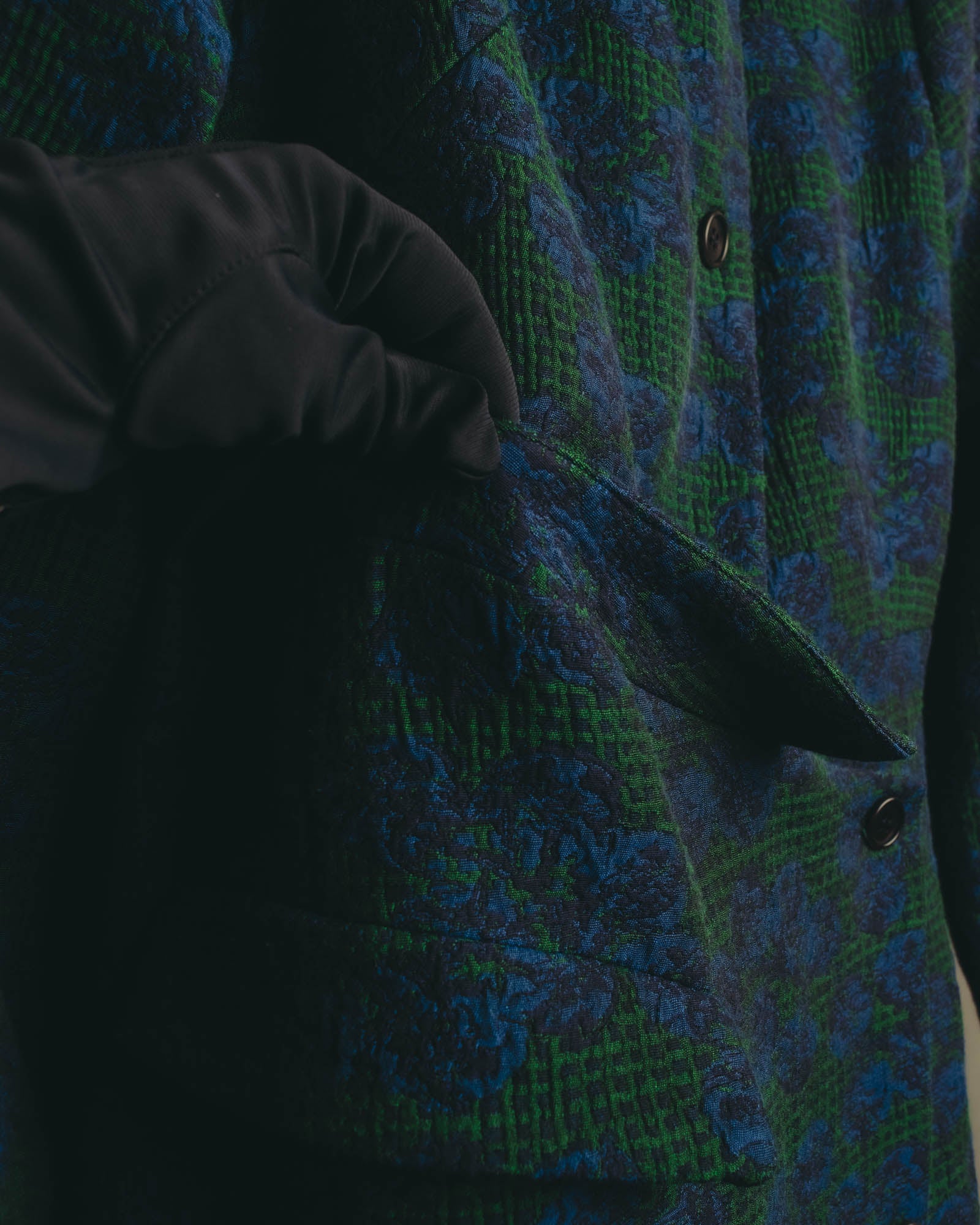"HENRIK VIBSKOV" 2020's Textured jacquard long coat