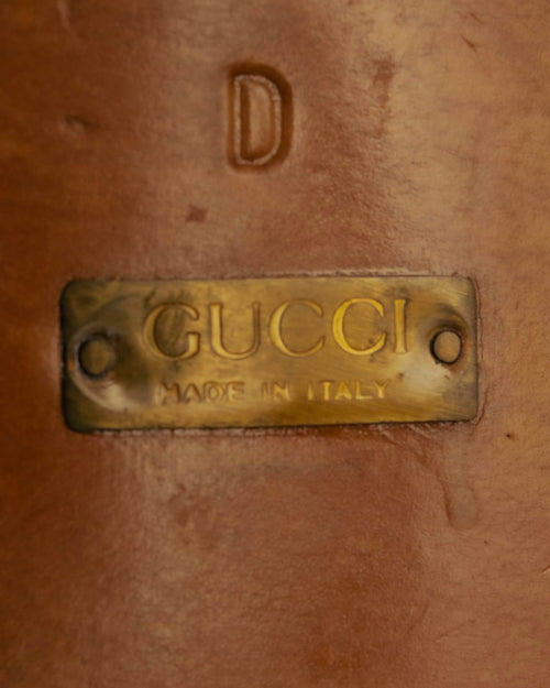 “GUCCI” 90’s-00’s Horsebit suede fringe loafers