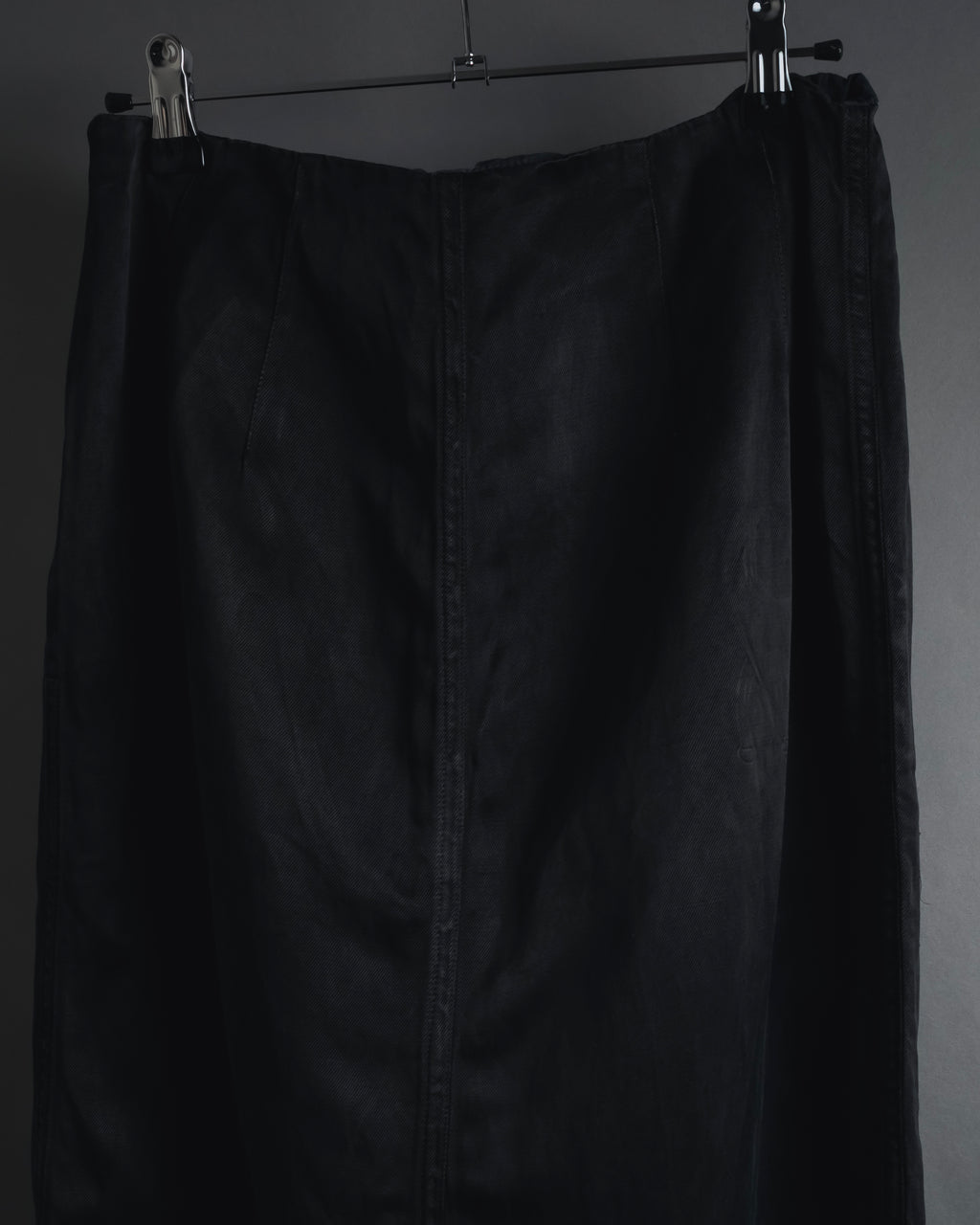 "DRIES VAN NOTEN" 10’s cupro-cotton satin long skirt