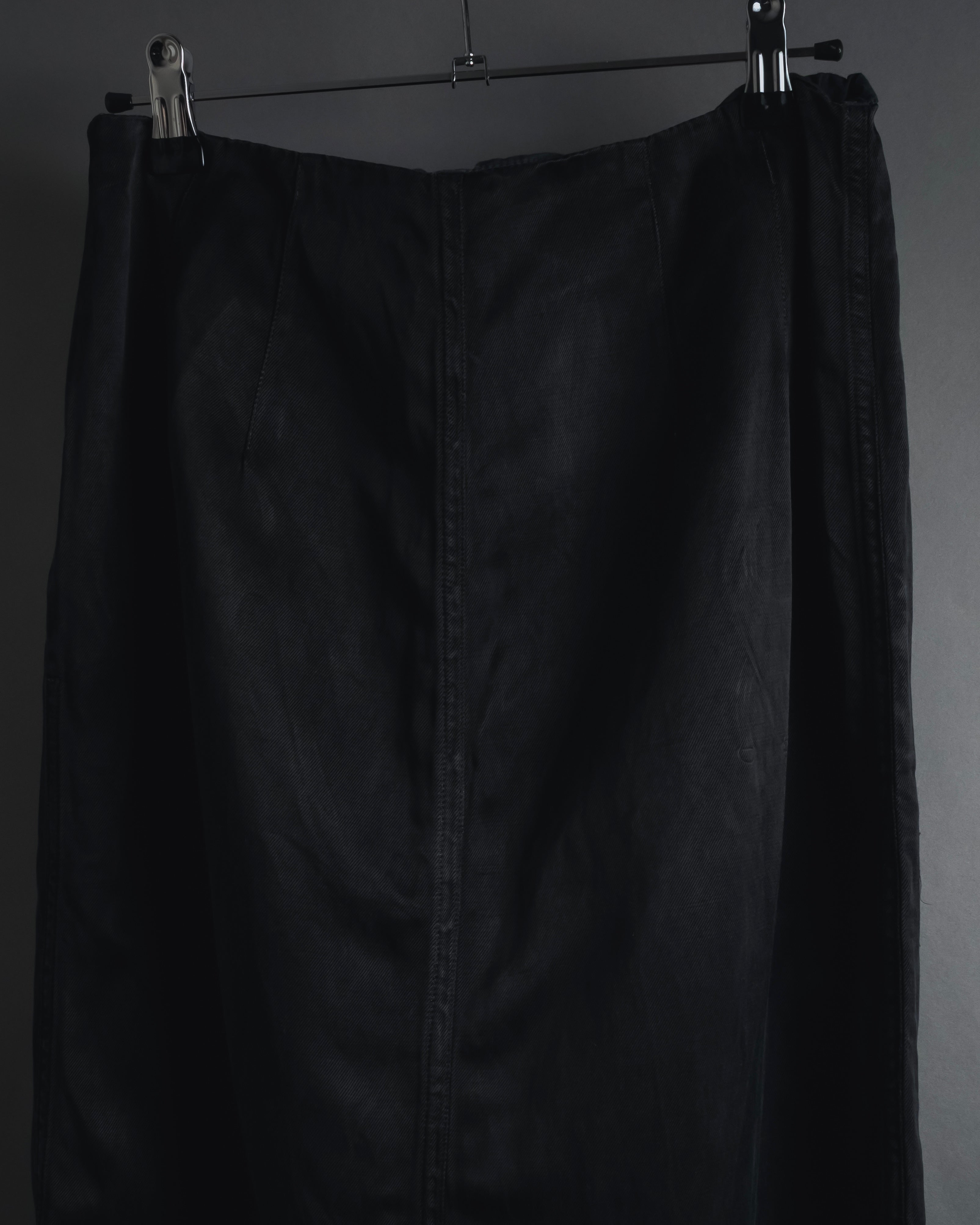 "DRIES VAN NOTEN" 10’s cupro-cotton satin long skirt