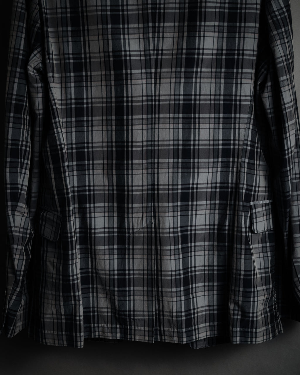 "DRIES VAN NOTEN" 2012-2018 lightweight madras check tailored jacket