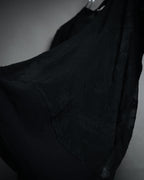 –SPECIAL– "HERMES" 00’s Sheer botanical lace cotton pullover