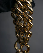 –SPECIAL– “Yves Saint Laurent” 90’s sculptural chain bracelet