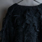 "JUNYA WATANABE COMME des GARCONS" Fringe design brushed V-neck knit pullover