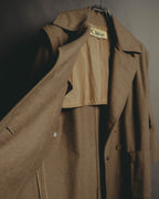 "Chloé" 70's-80's Wide-lapel double-breasted long coat
