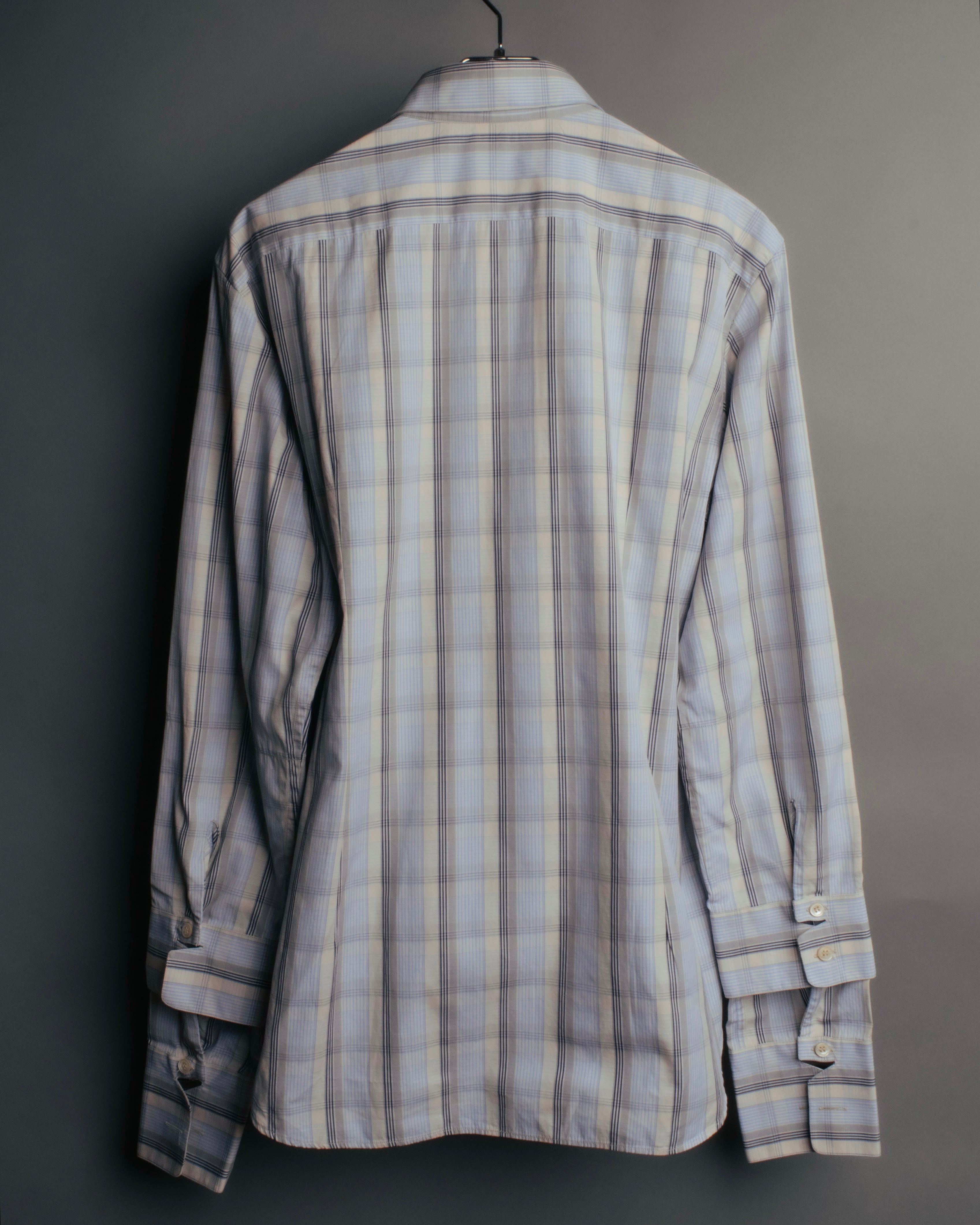 “VIKTOR & ROLF Monsieur” 00’s-10’s checked cotton dress shirt