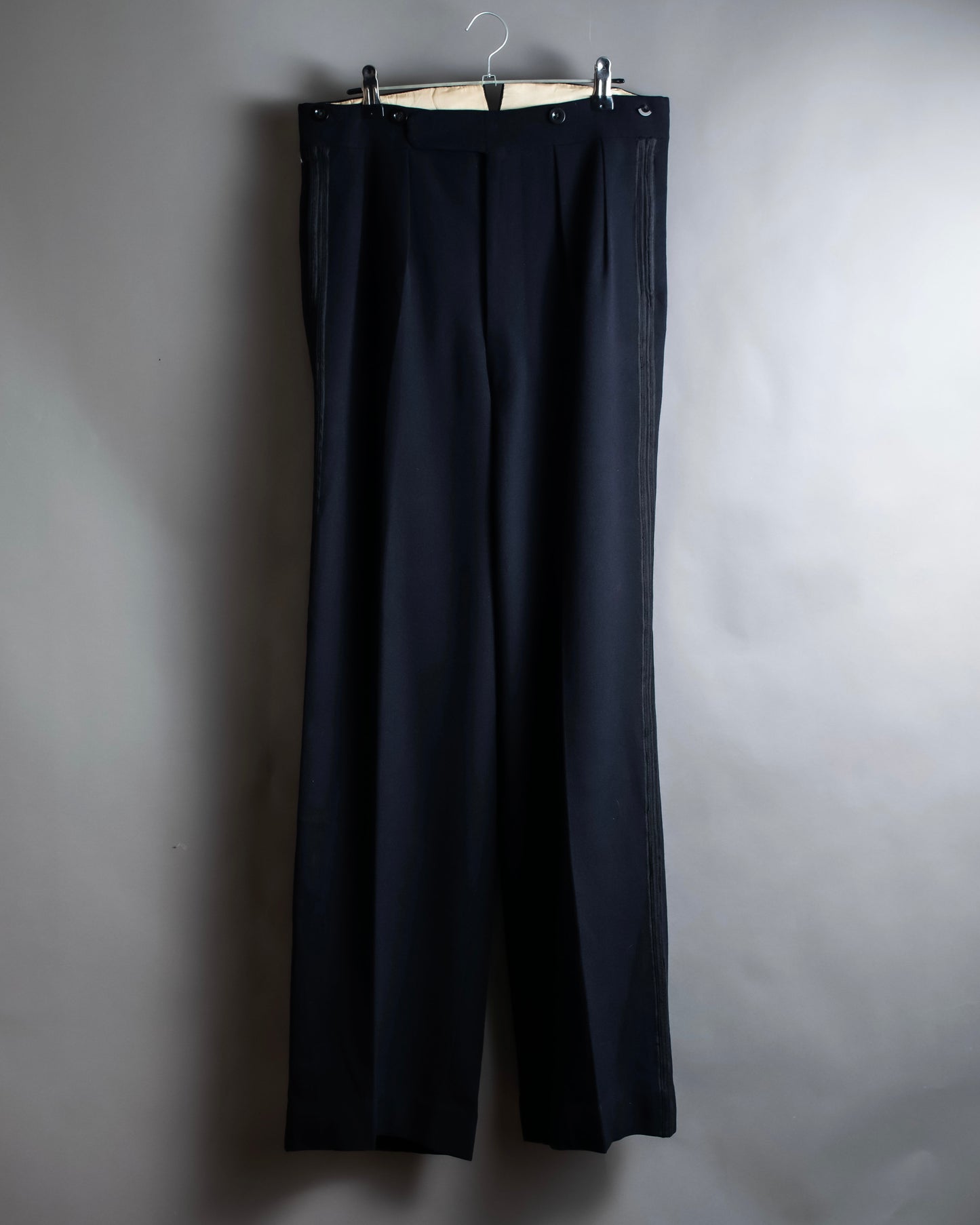 Vintage high waist tuxedo slacks