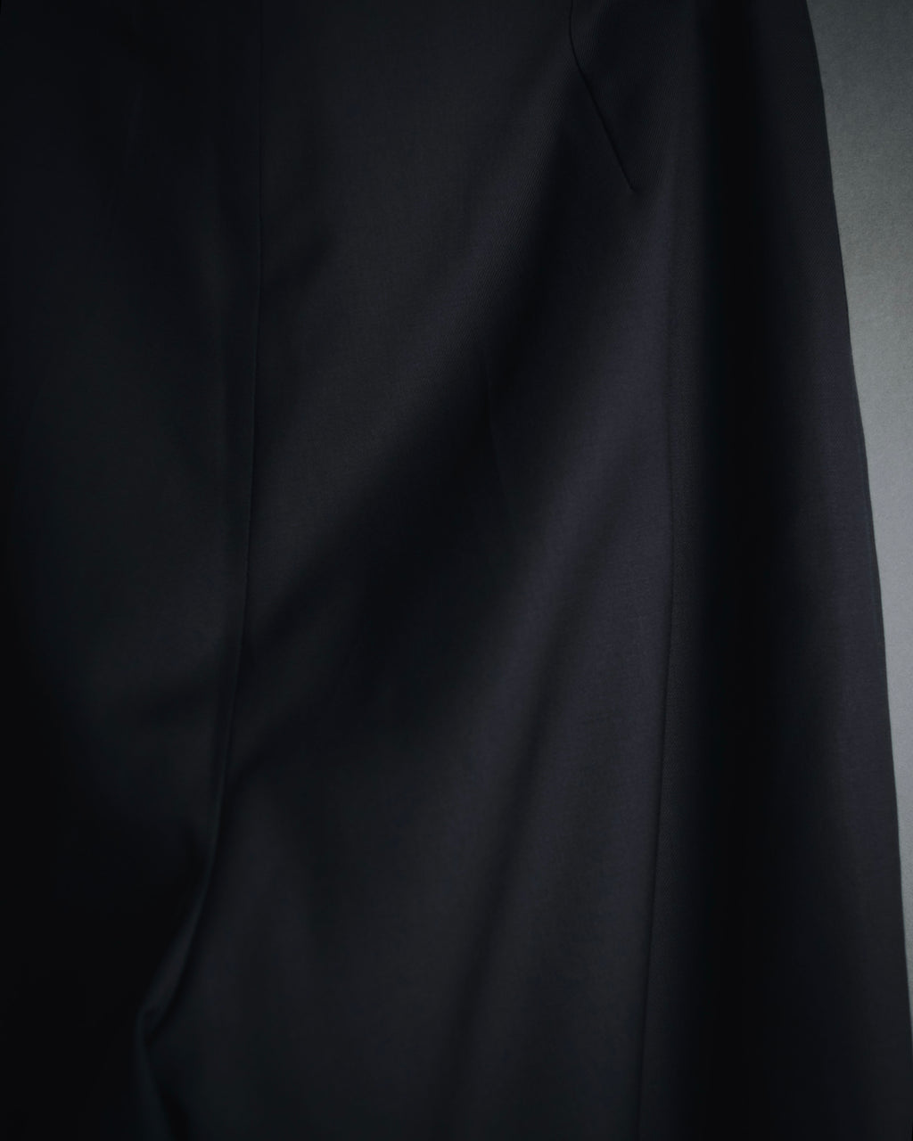 "HERMES" 90’s-00’s Margiela design minimal virgin wool slacks