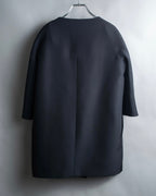 "BALENCIAGA EDITION" Half sleeve design collarless jacket