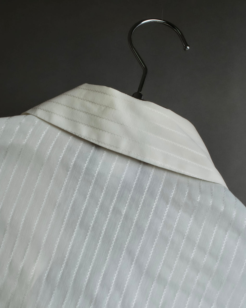 "GIORGIO ARMANI" Delicate striped white shirt