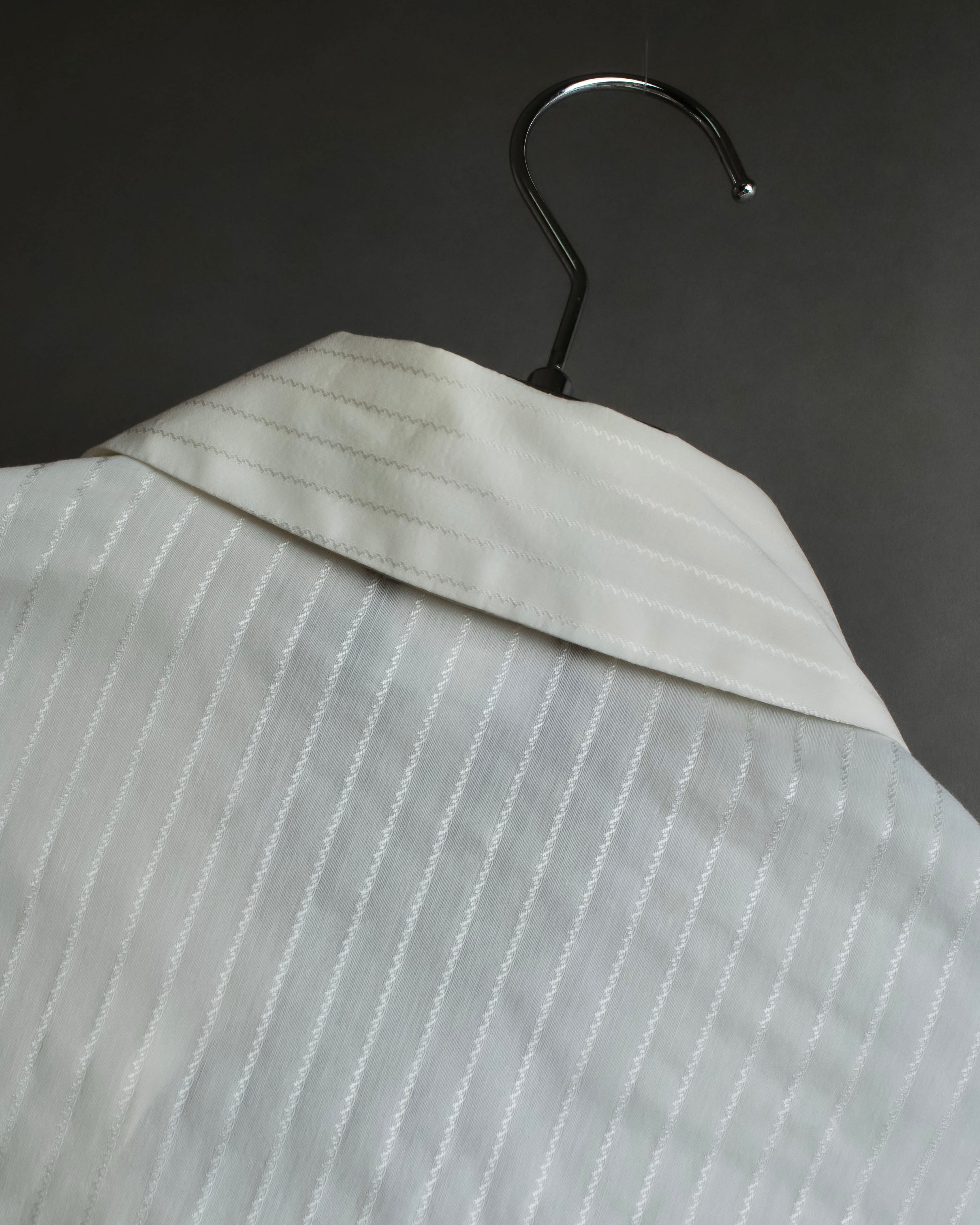 "GIORGIO ARMANI" Delicate striped white shirt