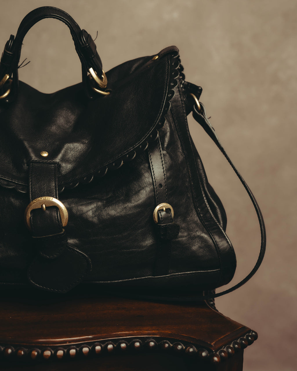 "SEE BY CHLOÉ" 00's-10's Soft black leather shoulder bag