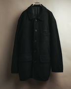 “Christian Dior MONSIEUR” 80’s-90’s Ribbed collar oversized wool field jacket