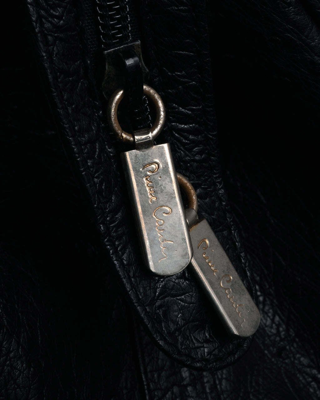 “pierre cardin” 80’s-90’s Ostrich leather structured doctor bag