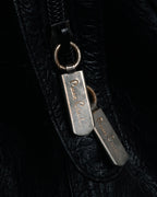 “pierre cardin” 80’s-90’s Ostrich leather structured doctor bag