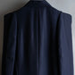 "COMME des GARCONS" Firm shoulder line maxi length 4 button chester coat