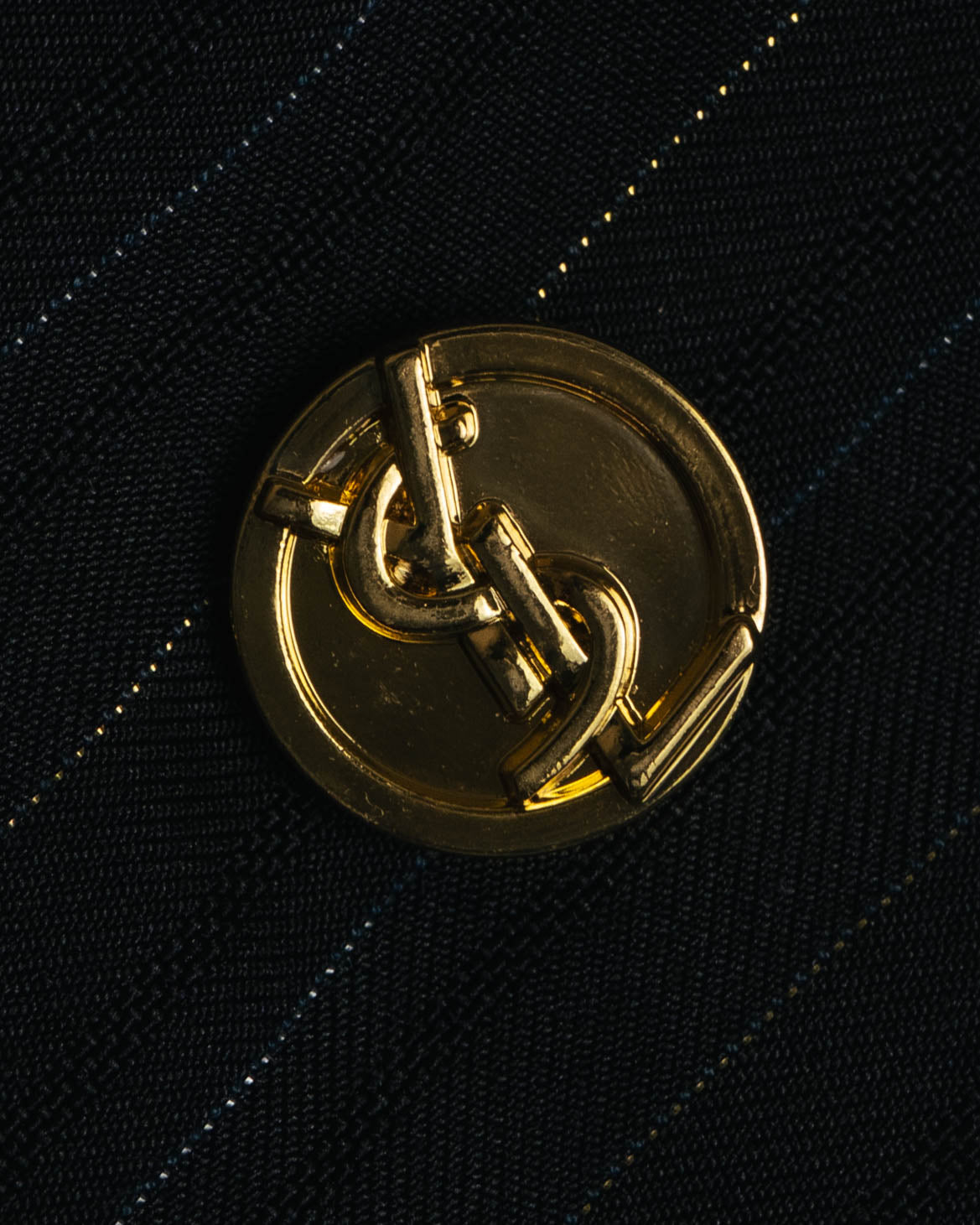 -SPECIAL-“SAINT LAURENT” 18's- Modern pinstripe double breasted jacket