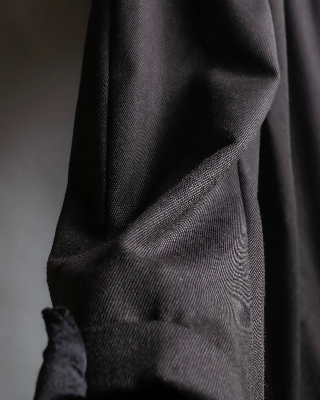 "Vintage wide tapered double-finished slacks"