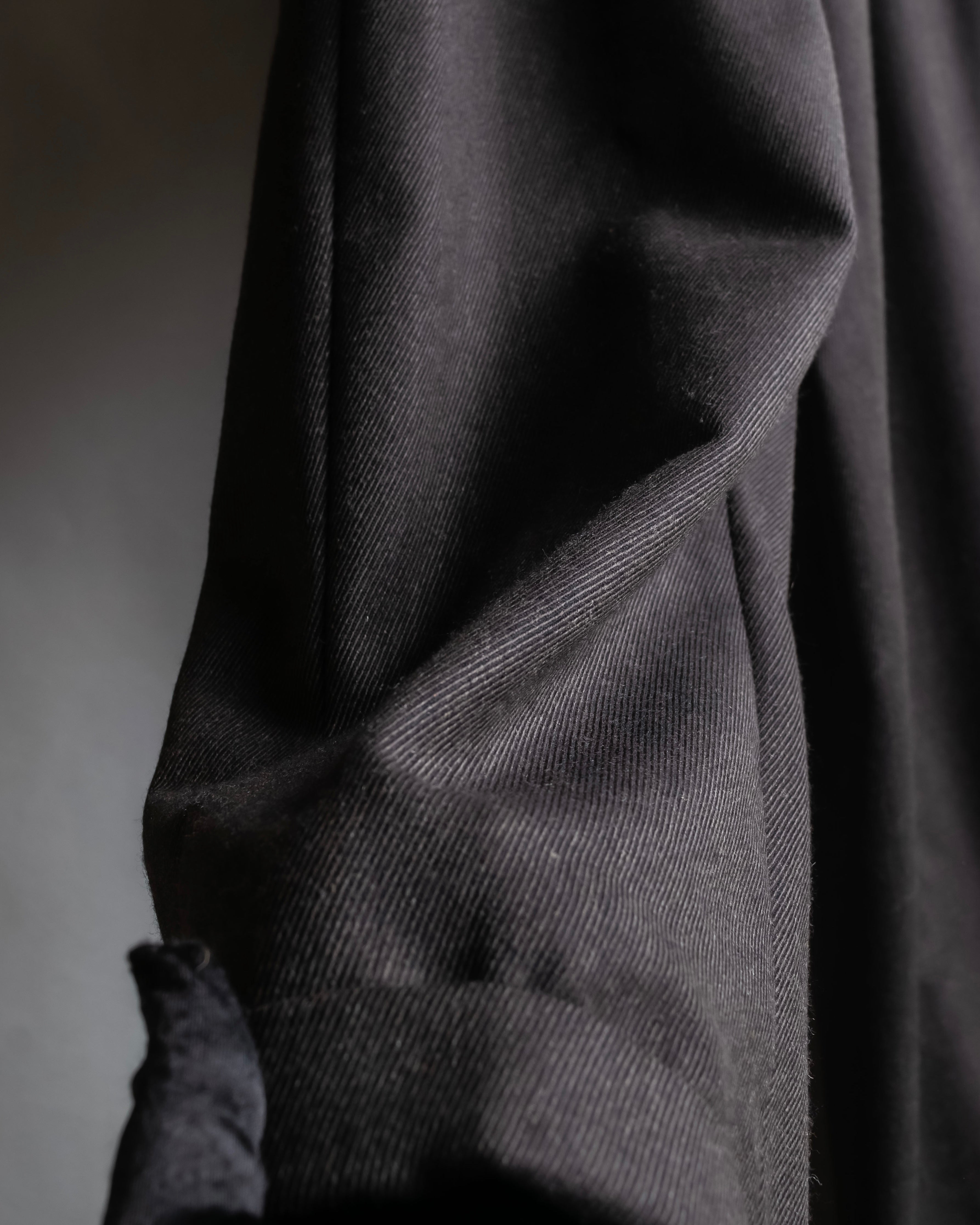 "Vintage wide tapered double-finished slacks"