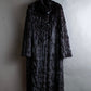 Vintage squirrel fur reversible maxi length coat