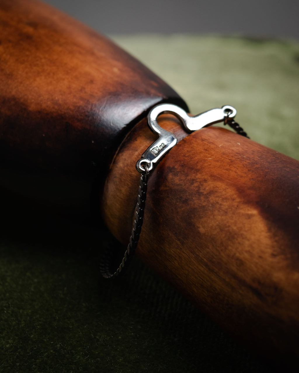 “Christian Dior” 70’s-80’s Horsebit motif chain bracelet