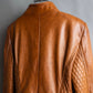 "EMPORIO ARMANI"  Quilted design brown color leather jacket