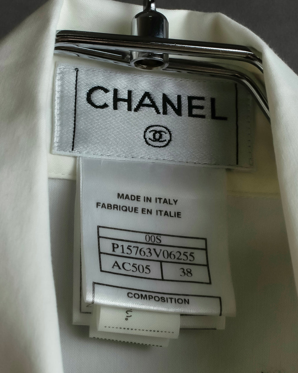 "CHANEL" 2005SS logo studs design shirt jacket
