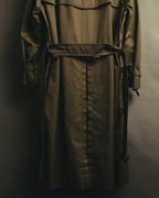 “Burberrys” 80’s Heritage check long trench coat