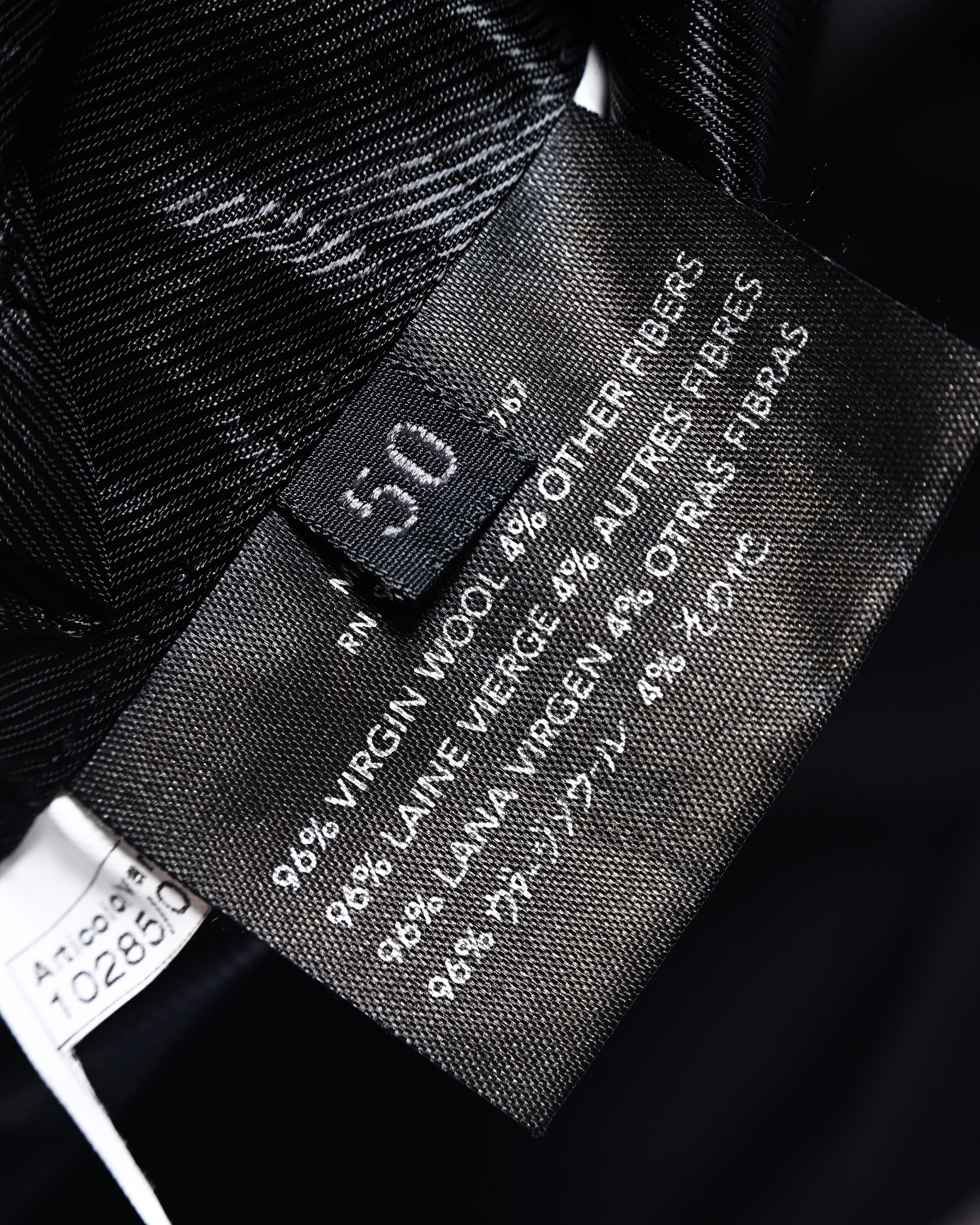 PRADA/ Oversized Single Breasted 3B Jacket Set-up Black