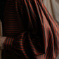 "Christian Dior" Striped＆bordered fly front collarless jacket