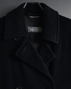 "Max Mara" 90’s-00’s Double-breasted virgin wool coat