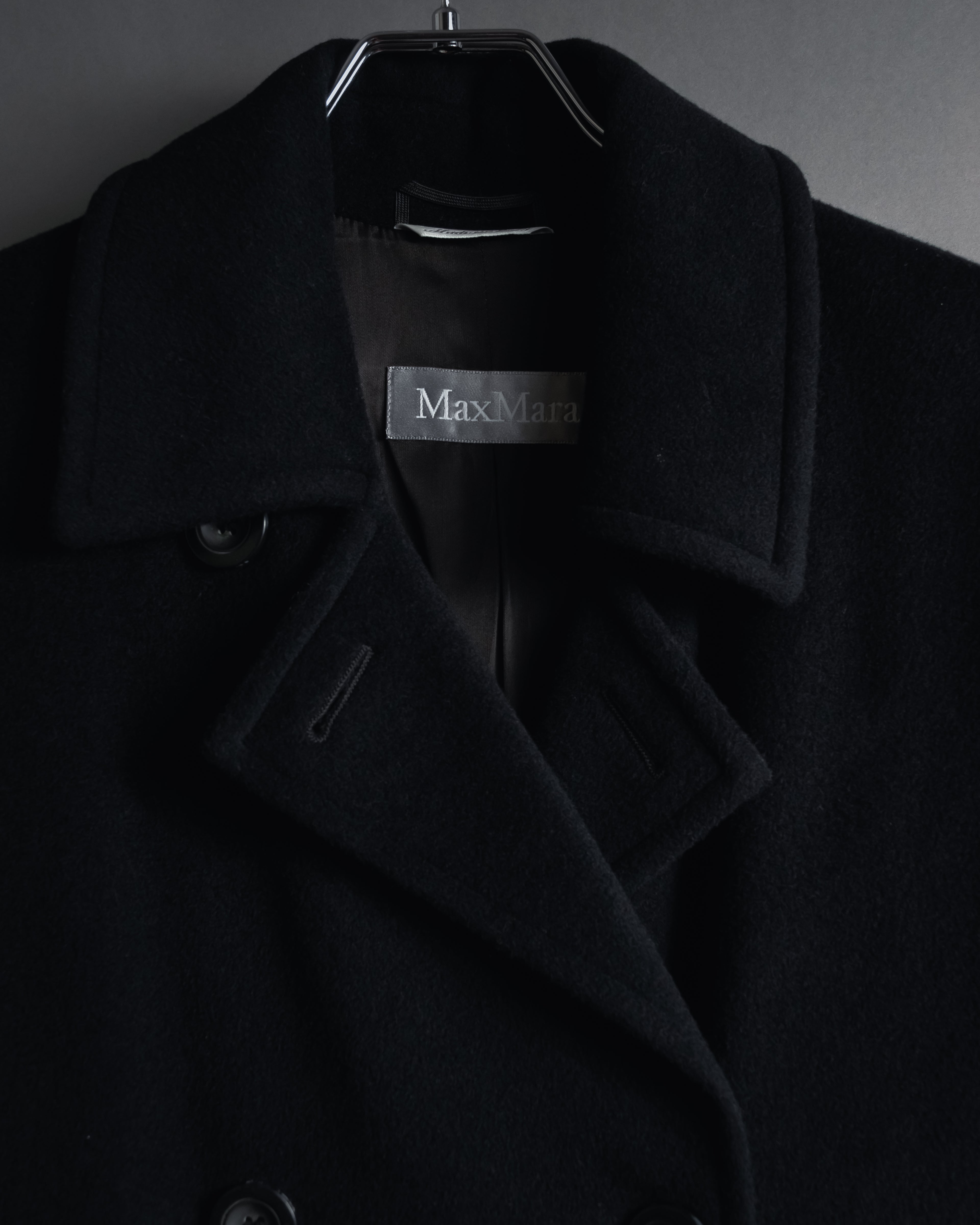 "Max Mara" 90’s-00’s Double-breasted virgin wool coat