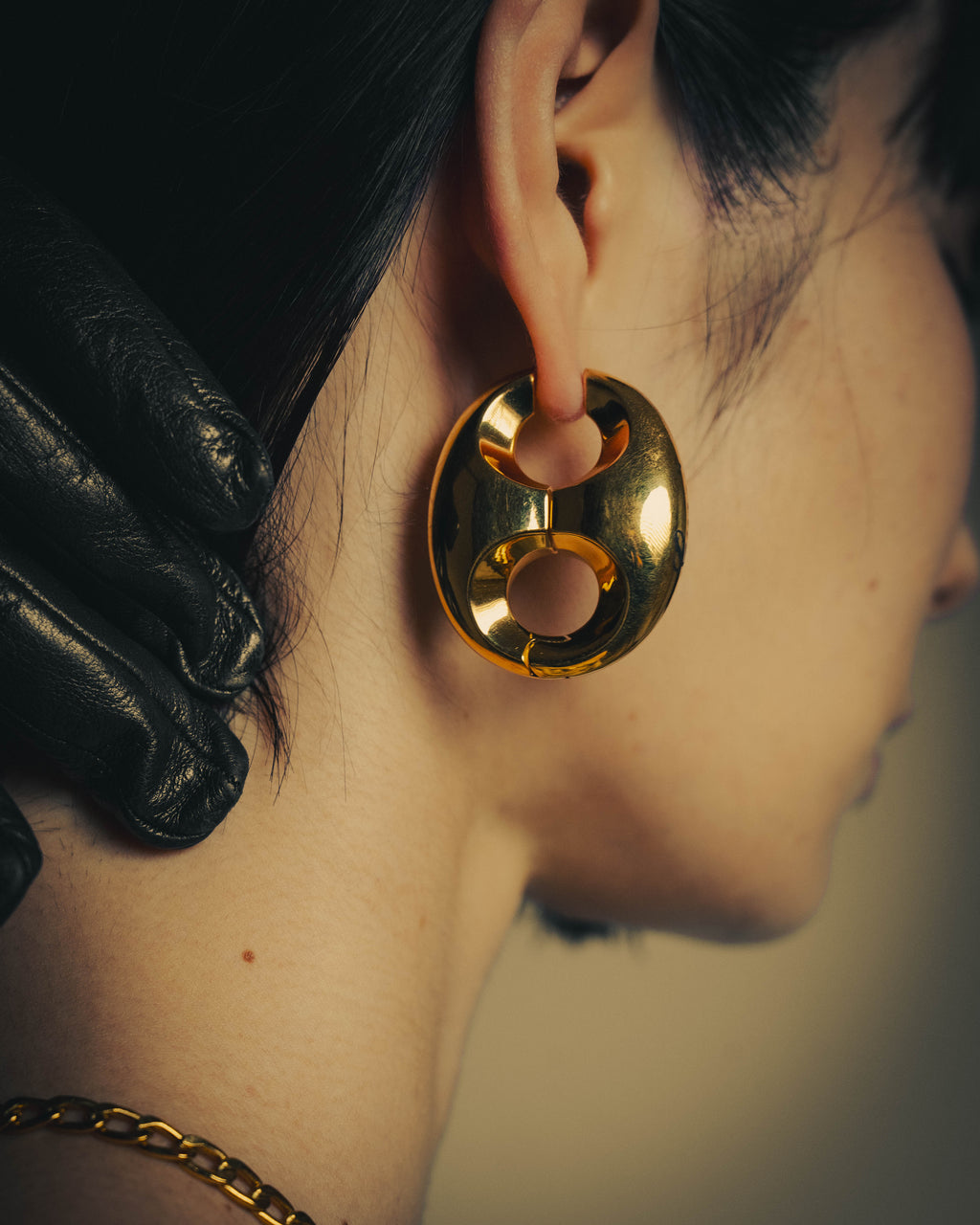 –SPECIAL– "GUCCI" Sculptural marina chain pierce