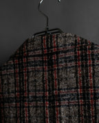 "Ernesto" Multicolor checked tailored jacket