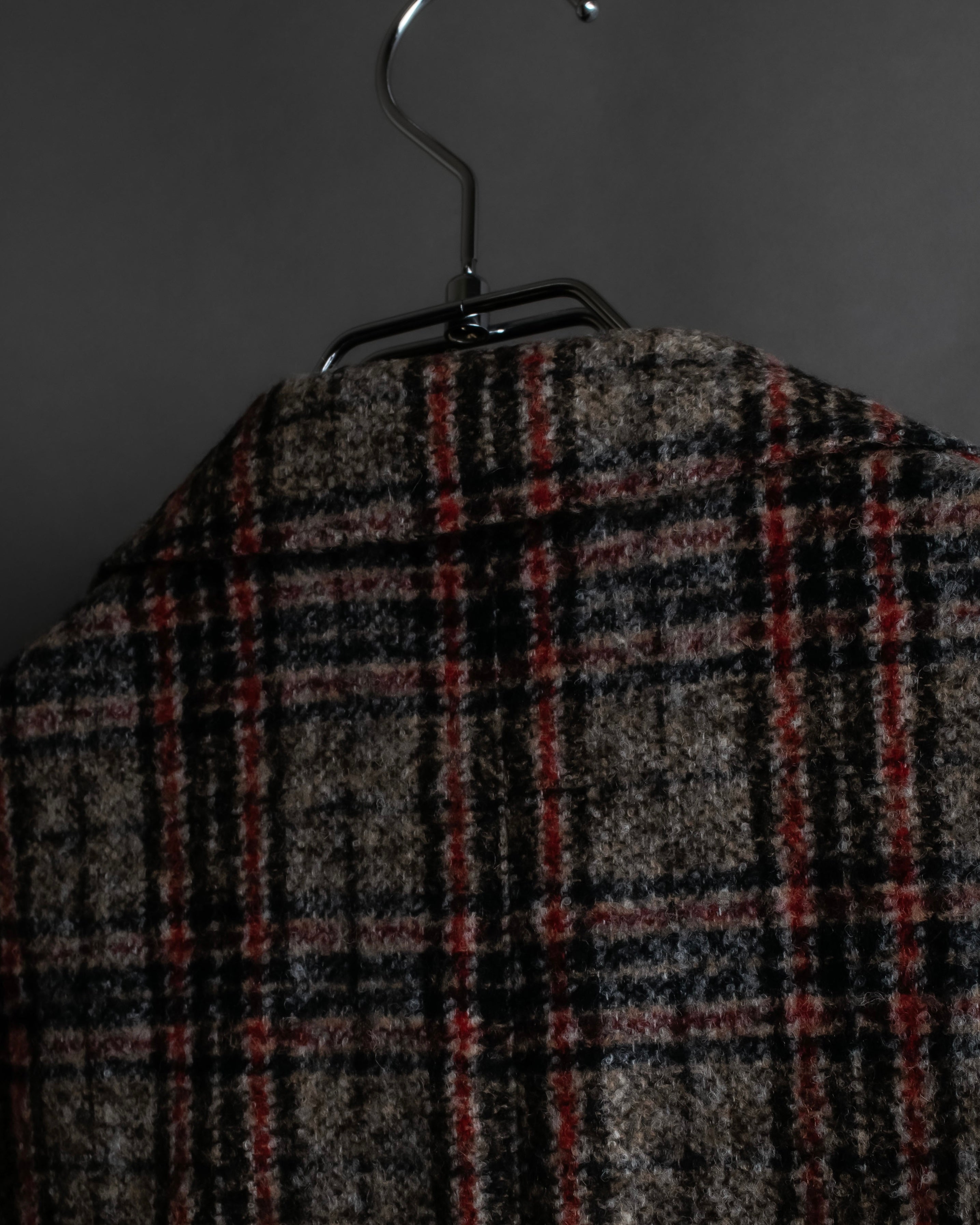 "Ernesto" Multicolor checked tailored jacket