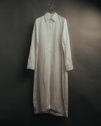 “JIL SANDER” Late 10’s-early 20’s Half-buttoned long shirt dress