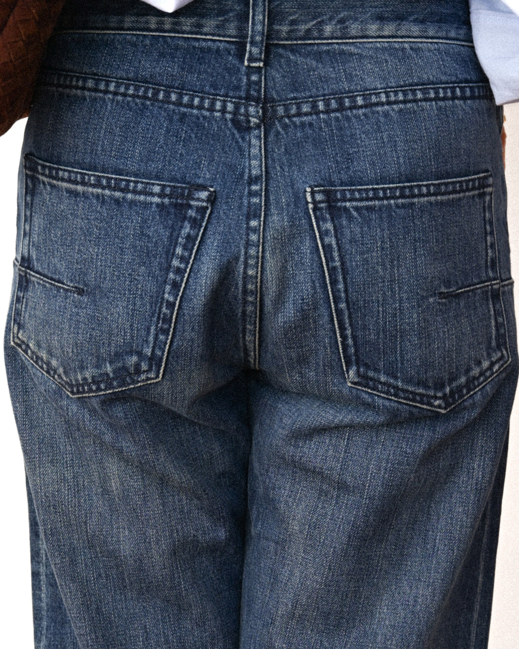 Christian Dior/ Cut Out Hem Straight Silhouette Denim