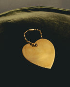 "GUCCI" 80's gold crest bag charm